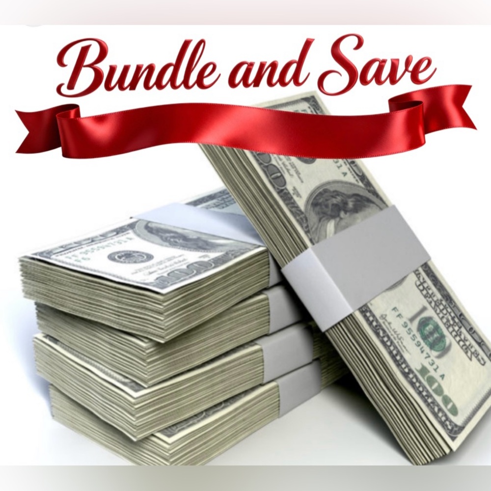 Bundle and Save Graphic with Stacks of Money